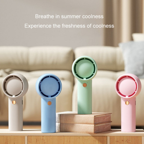 Mini ventilateur électrique portatif Turbo, petit ventilateur Portable rechargeable par USB (marron clair) SH101A620-010