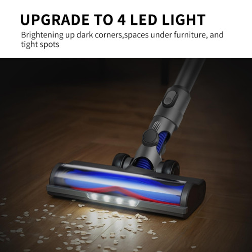 Tête de moteur à brosse à entraînement direct anti-enroulement avec lumière LED pour Dyson V10 Slim / V12 Slim SH9402729-05