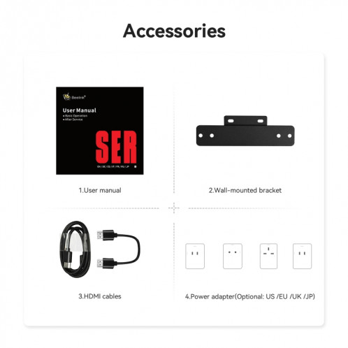 Beelink SER5 MAX Mini ordinateur AMD Ryzen 7 5800H processeur 16 Go DDR4 500 Go SSD prise US SB2401820-019