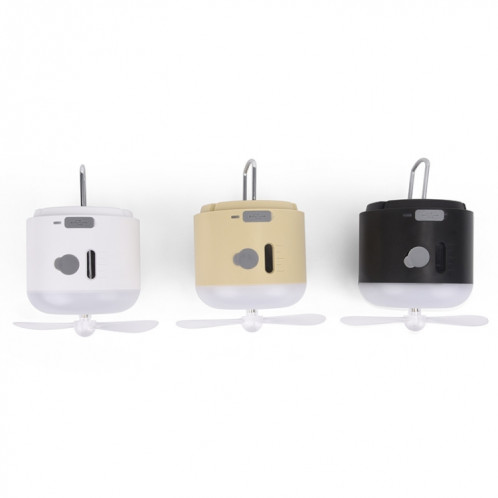 Tente de Camping en plein air suspendue, lumière ambiante, ventilateur d'humidification par pulvérisation magnétique (noir) SH901C1420-012