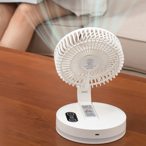 Ventilateur mural pliable avec télécommande F200, ventilateur rotatif de bureau à lumière LED, couleur: modèle régulier SH41011191-09