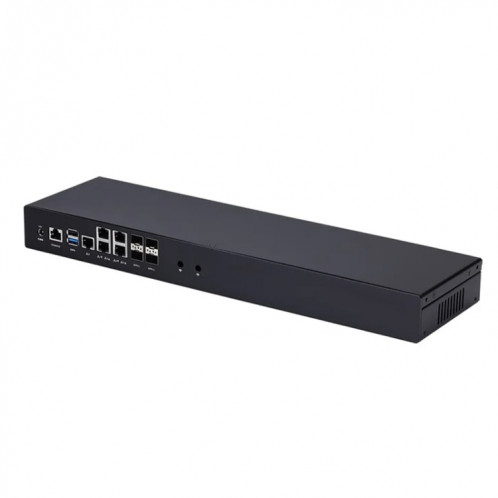 Qotom Q20332G9 1U Rack Mini PC ATOM C3758 8 cœurs 4x 10G SFP+/ 5x 2.5G LAN 16G RAM 128G SSD SQ48011241-06