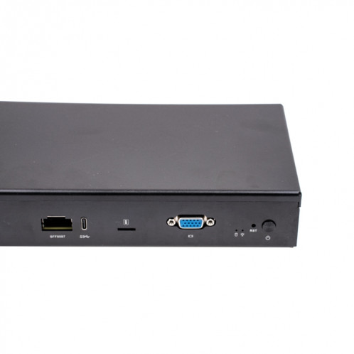 Qotom Q20332G9 1U Rack Mini PC ATOM C3758 8 cœurs 4x 10G SFP+/ 5x 2.5G LAN 16G RAM 128G SSD SQ48011241-06
