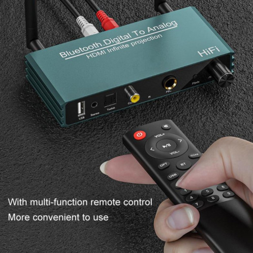 Récepteur Bluetooth 5.0, optique numérique Coaxial vers analogique, Microphone HD HDMI, lanceur d'écran sans fil SH69521530-010
