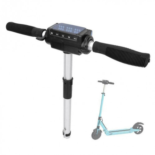 Pour KUGOO S1/S2/S3 8 pouces accessoire de Scooter pliant coup de pied Scooter guidon poignée ensemble de poignées (noir) SH901A487-08