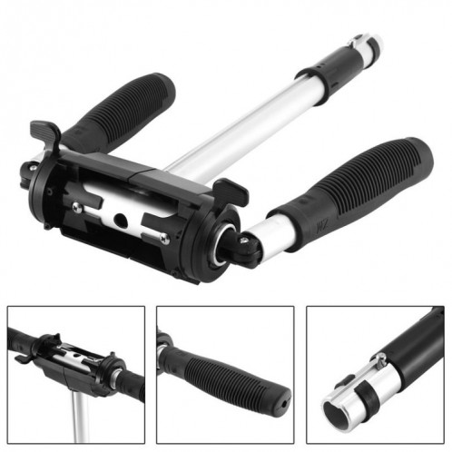 Pour KUGOO S1/S2/S3 8 pouces accessoire de Scooter pliant coup de pied Scooter guidon poignée ensemble de poignées (noir) SH901A487-08