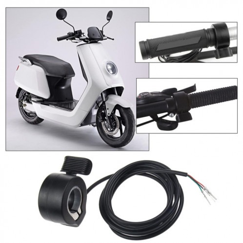 Accélérateur de pouce pour Scooter électrique universel, capteur à effet Hall, cadran de pouce d'accélération (noir) SH501A1672-06