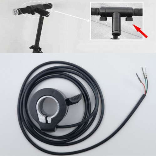 Accélérateur de pouce pour Scooter électrique universel, capteur à effet Hall, cadran de pouce d'accélération (noir) SH501A1672-06