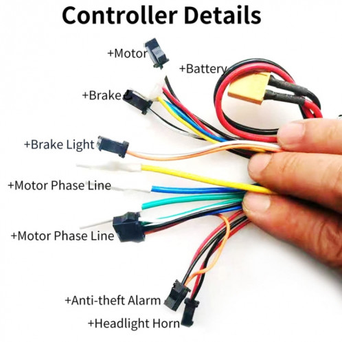 48V20A pour Kugoo M4 ensemble de contrôleur de Scooter électrique tableau de commande électronique compteur de Communication SH75011089-07