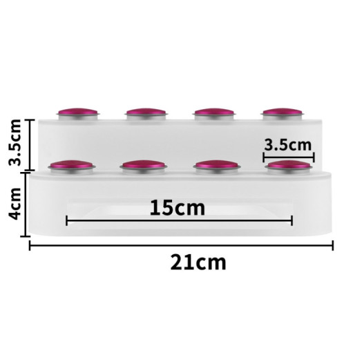 Pour Dyson Airwrap, le support de stockage peut stocker 8 accessoires (rose rouge) SH601A1860-08