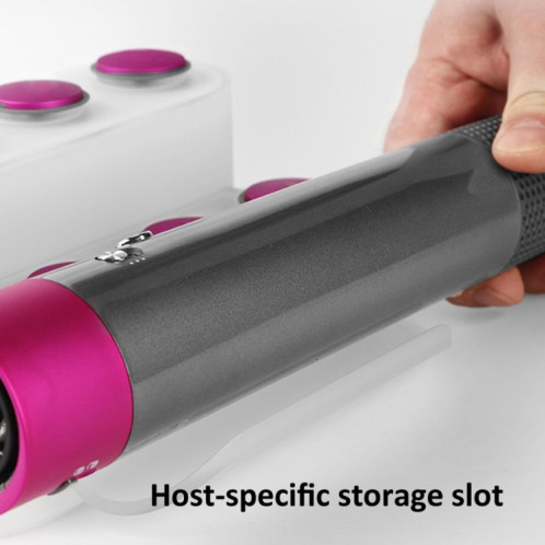 Pour Dyson Airwrap, le support de stockage peut stocker 8 accessoires (rose rouge) SH601A1860-08