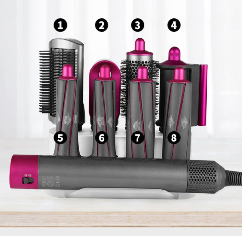 Pour Dyson Airwrap, le support de stockage peut stocker 8 accessoires (rose rouge) SH601A1860-08