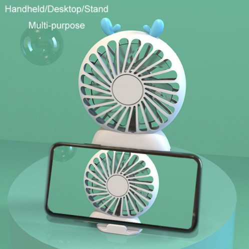 Ventilateur portatif de poche de dessin animé d'été, Mini ventilateur silencieux Rechargeable (blanc) SH001C894-010