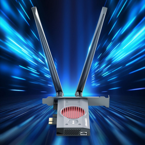 COMFAST BE200MAX 8774Mbps WiFi7 carte réseau Bluetooth 5.4 récepteur WiFi PCIE tri-bande SC7238953-015