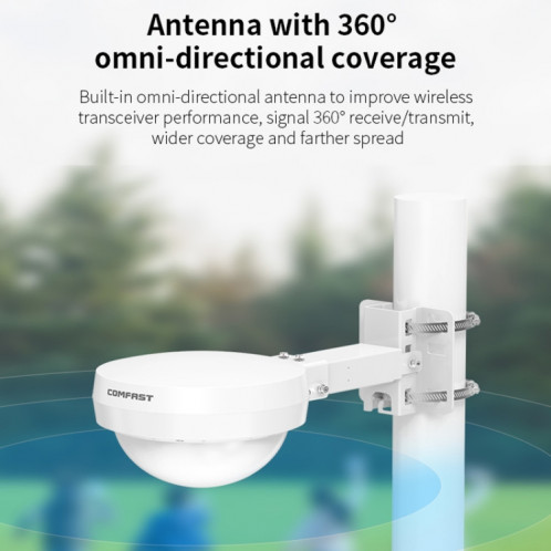 COMFAST WA933 Wi-Fi6 3000Mbps Point d'accès extérieur double bande étanche routeur sans fil prise en charge VLAN (prise ue) SC901A1239-014