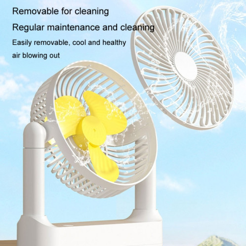 Ventilateur de bureau à domicile USB rétractable portable grand ventilateur de plafond extérieur à énergie éolienne, modèle: modèle enfichable SH23011369-012
