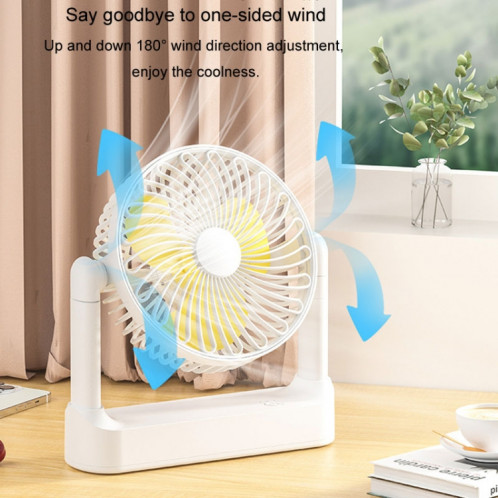 Ventilateur de bureau à domicile USB rétractable portable grand ventilateur de plafond extérieur à énergie éolienne, modèle: modèle de charge SH23021850-012