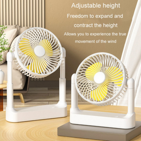 Ventilateur de bureau à domicile USB rétractable portable grand ventilateur de plafond extérieur à énergie éolienne, modèle: modèle de charge SH23021850-012