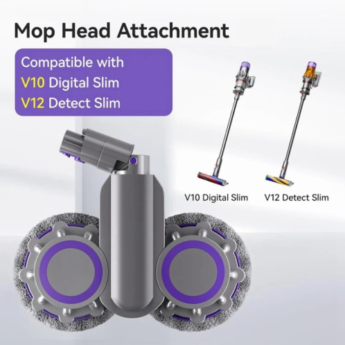 Tête d'aspirateur sec et humide avec réservoir d'eau, pour Dyson V10 Digital Slim V12 SH27021039-06