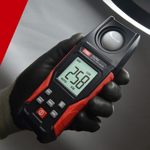 TASI TA630A compteur de lumière numérique intégré éclairement Lux mètre rétro-éclairage écran LCD 0.1-200000LUX/0.01-20000FC testeur de capteur de lumière ST1201386-08