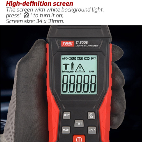 TASI TA500A tachymètre Laser affichage numérique Type optique mesure compteur de vitesse ST15011738-010