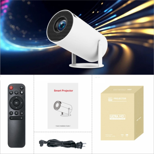 Projecteur intelligent HY300 PRO système Android 11.0 projecteur portable 120 lumens (prise ue) SH201A880-014