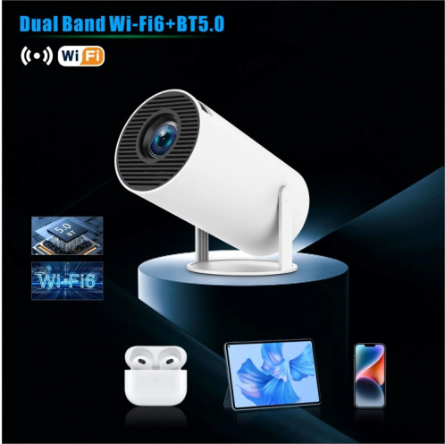 Projecteur intelligent HY300 PRO système Android 11.0 projecteur portable 120 lumens (prise ue) SH201A880-014