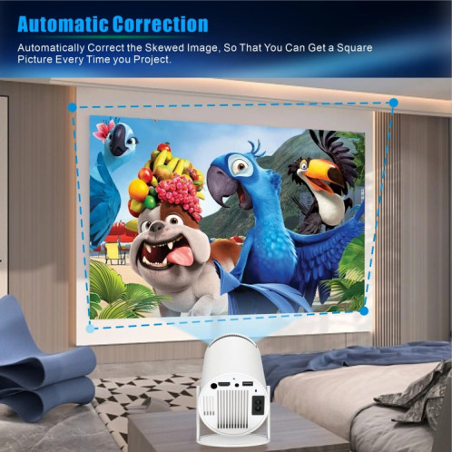 Projecteur intelligent HY300 PRO système Android 11.0 projecteur portable 120 lumens (prise ue) SH201A880-014