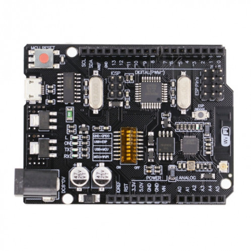 WIFI R3 Atmega328p + ESP8266 (mémoire 32 Mo), carte de développement USB-TTL CH3 SH75331013-06