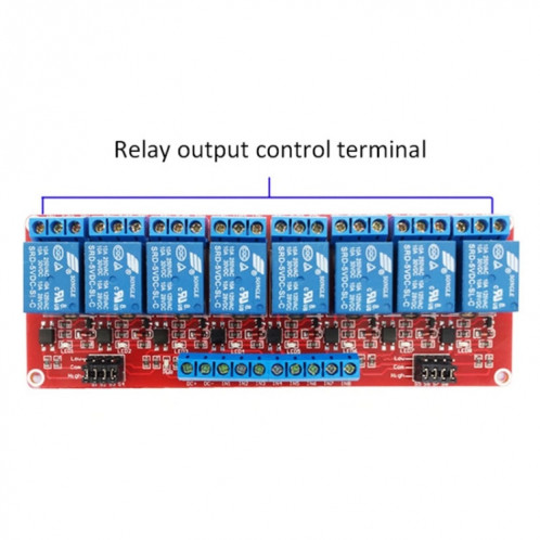 Module de relais 2 voies 5V avec isolation optocoupleur, prend en charge la carte d'extension de déclenchement de niveau haut et bas SH360134-04