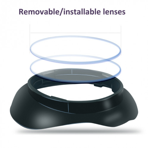 Cadre de protection d'objectif pour lunettes Meta Quest 3 VR, pour empêcher vos lunettes de rayer les lentilles VR SH75531348-09