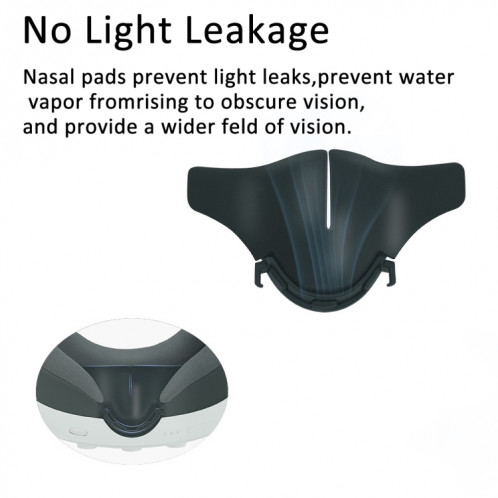 Pour Meta Quest 3 VR Blackout Nose Pad Mask Face Pad Cover, Spec: 2pcs / Set SH6602334-07