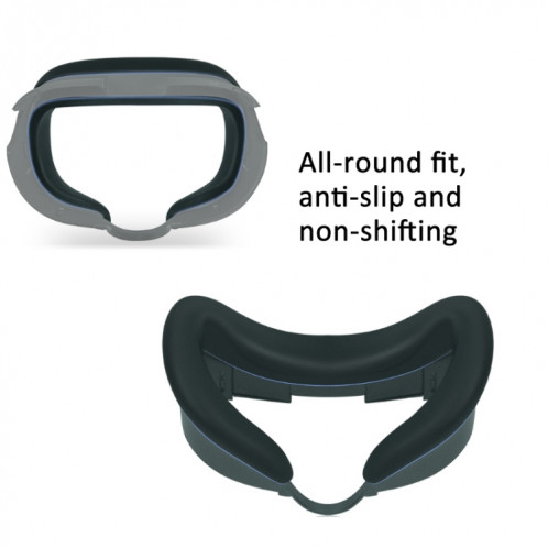 Pour Meta Quest 3 VR Blackout Nose Pad Mask Face Pad Cover, Spec: 2pcs / Set SH6602334-07