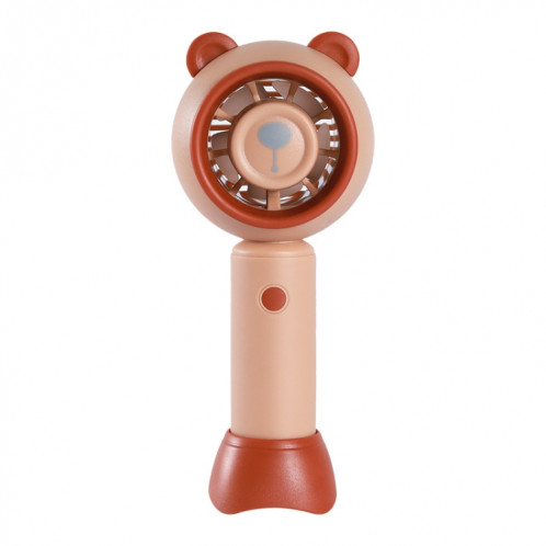 Mini ventilateur portatif USB de dessin animé mignon de bureau (ours brun) SH701B961-07