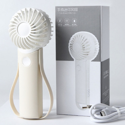 Ventilateur portatif silencieux en Silicone, petit ventilateur électrique suspendu au cou (Beige) SH501A1205-011
