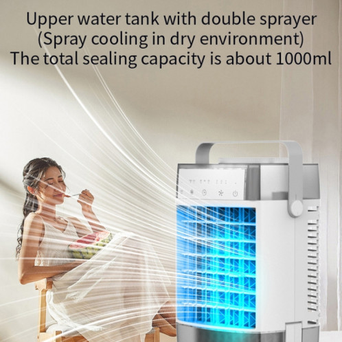 Ventilateur de refroidissement par eau de climatiseur avec pulvérisation 3 vitesses, vent 3 vitesses, synchronisation SH7594315-013