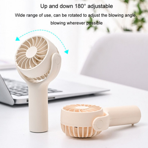 Mini ventilateur portatif de bureau muet rechargeable, petit ventilateur portatif (vert) SH501C768-010