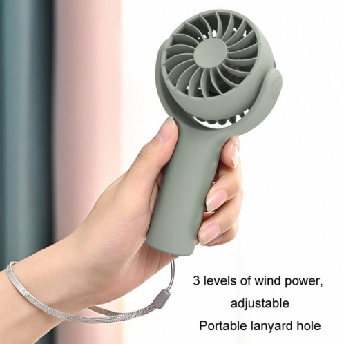 Mini ventilateur portable de bureau silencieux rechargeable (kaki) SH501B1037-010