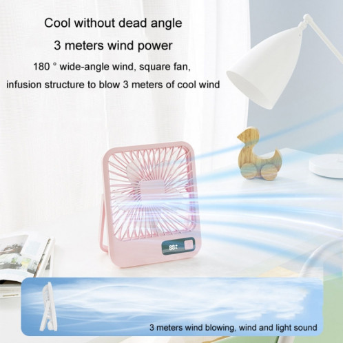 Ventilateur mural de bureau à domicile Mini ventilateur de bureau portable USB (gingembre) SH801C1771-010