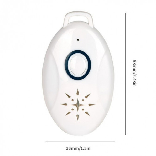 Mini répulsif anti-mouches rechargeable par USB, dispositif anti-moustiques portable et portable pour l'extérieur (blanc) SH401A1174-09