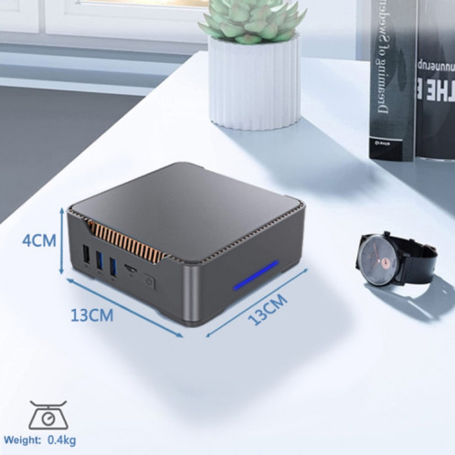 GK3Plus N100 16G + 2 To prise ue 12e Intel Alderlake double HDMI + VGA Triple affichage 4K HD Mini PC de poche SH30171606-014