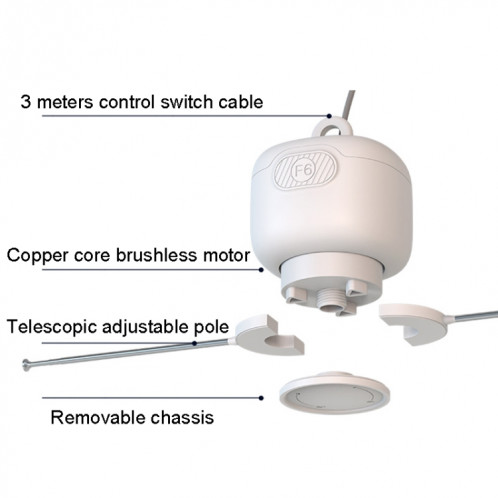 Version enfichable USB, dispositif anti-mouches pour charcuterie, ventilateur de plafond, restauration, Restaurant SH34011469-011