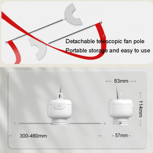 Version enfichable USB, dispositif anti-mouches pour charcuterie, ventilateur de plafond, restauration, Restaurant SH34011469-011