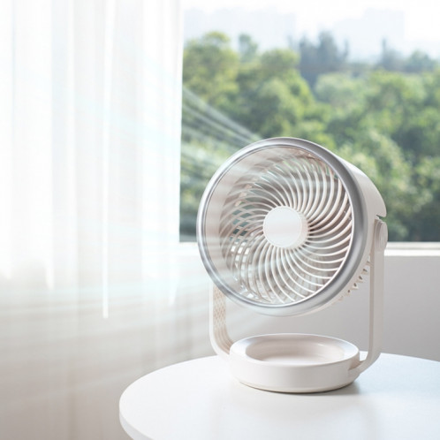 Ventilateur de circulation d'air, chargement USB, ventilateur silencieux de bureau (blanc) SH101A1866-09