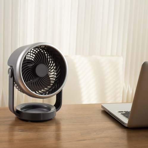 Ventilateur de circulation d'air, chargement USB, ventilateur silencieux de bureau (blanc) SH101A1866-09