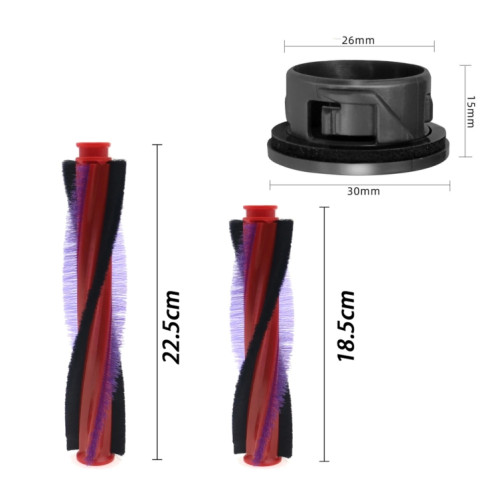 Pour Dyson V6 DC59 DC62 SV03 barre de rouleau de tête de brosse d'aspirateur, spécification: 225mm SH83021632-05