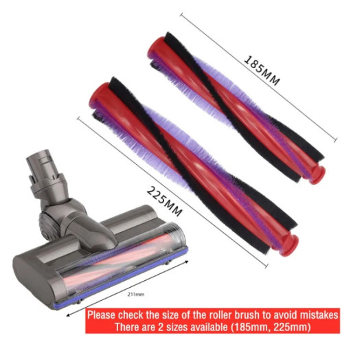 Pour Dyson V6 DC59 DC62 SV03 barre de rouleau de tête de brosse d'aspirateur, spécification: 225mm SH83021632-05