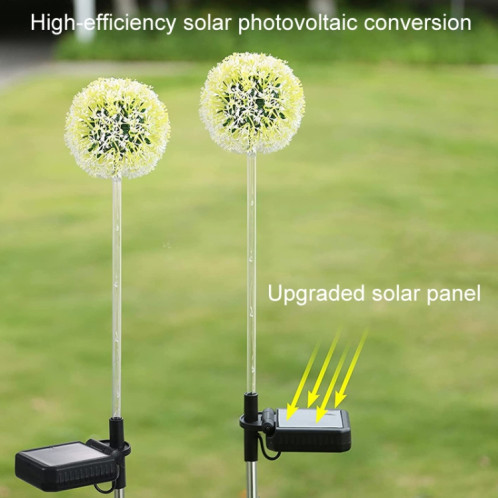 Pissenlit pelouse prise de terre décoration lumineuse lampes de jardin solaires extérieures à LED, modèle: tête unique SH21011845-08