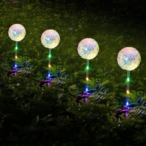 Pissenlit pelouse prise de terre décoration lumineuse lampes de jardin solaires extérieures à LED, modèle: tête unique SH21011845-08