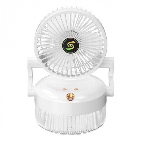 Ventilateur d'humidification par pulvérisation de bureau pliable, chargement USB, avec veilleuse (blanc) SH401A205-011
